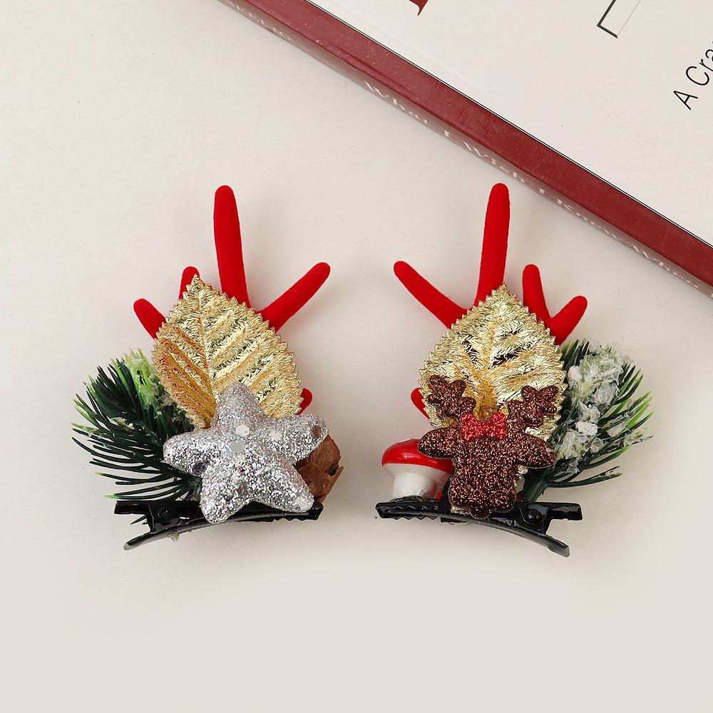 Christmas Hair Clips, Children's Decorative Accessories, Holiday Decorations