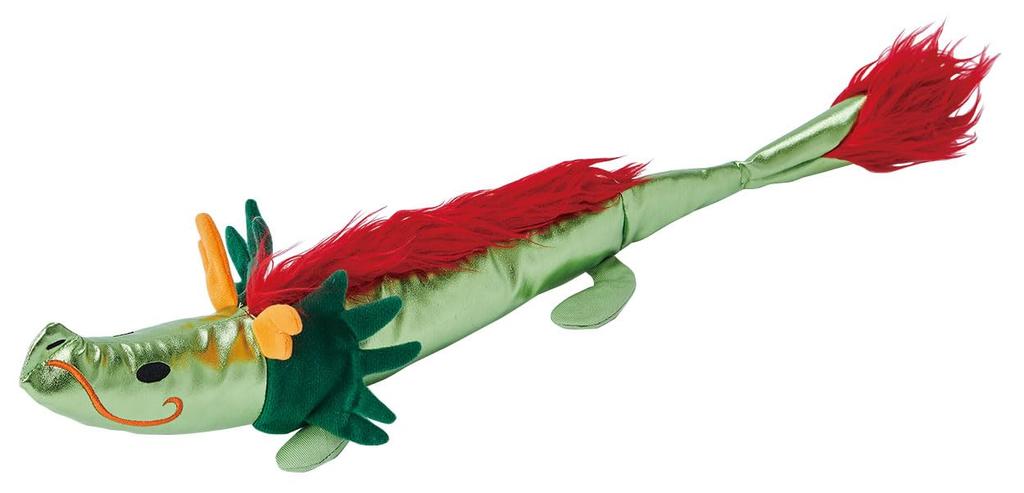 Petio Cat Toy, Happy Kicking Plush Dragon