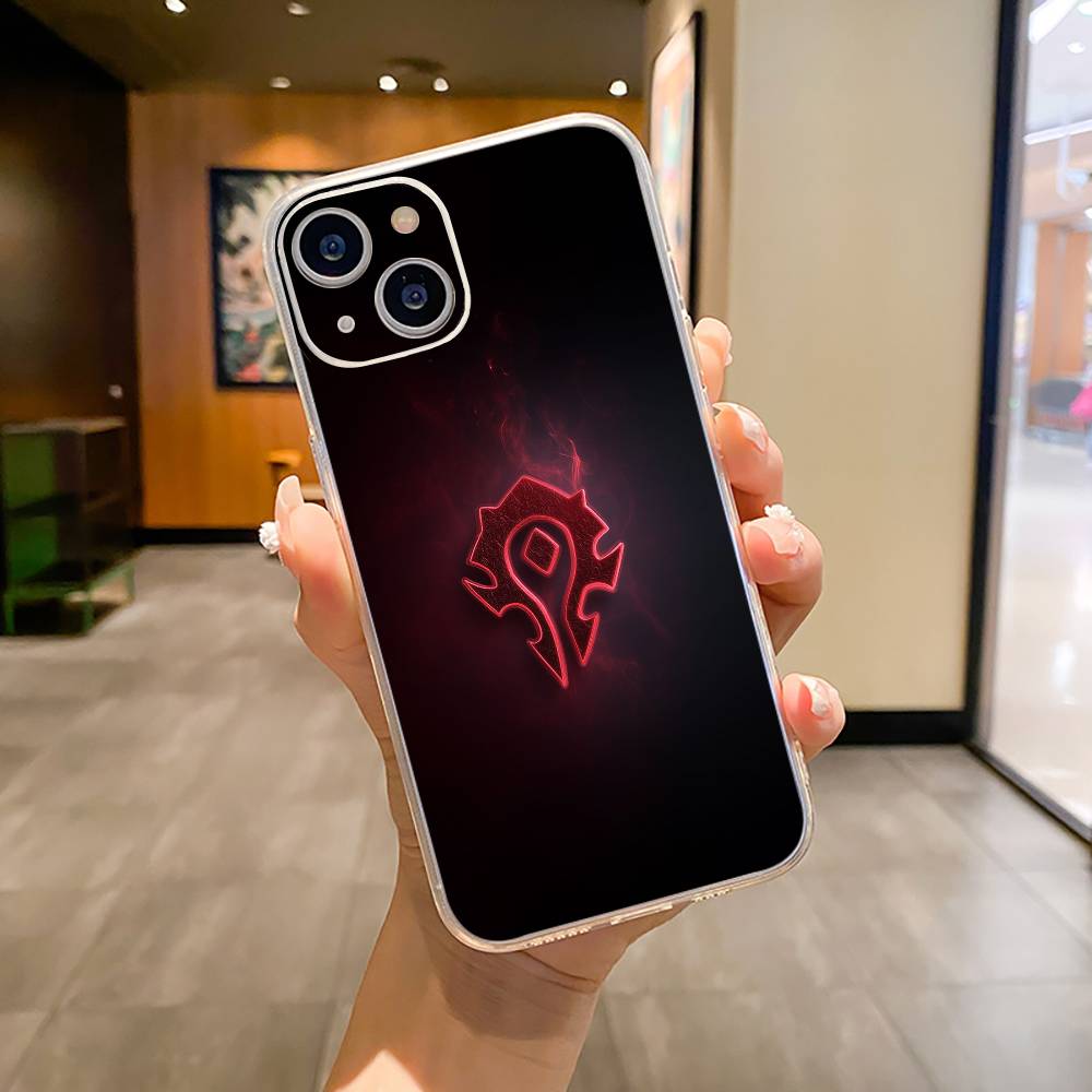 W-O-W-World- of -Warcraft Handyhülle Für iPhone17,16,15,14,13,12,11 ,Pro Max,16/15/14 Plus Weiche Silikon Transparente Hülle