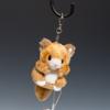 Chaveiro Mini Infantil Broto de Bambu Gato Chá Brinquedo de Pelúcia 48541