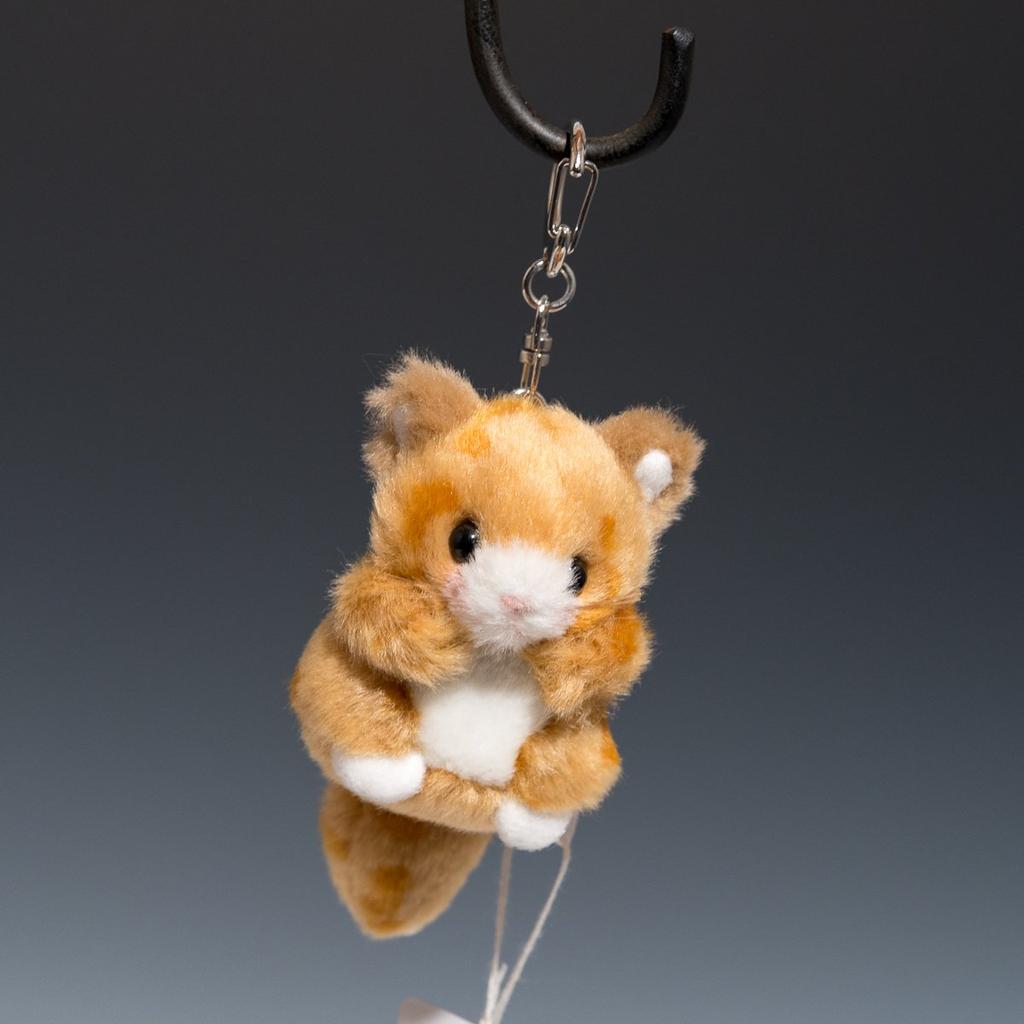 Chaveiro Mini Infantil Broto de Bambu Gato Chá Brinquedo de Pelúcia 48541