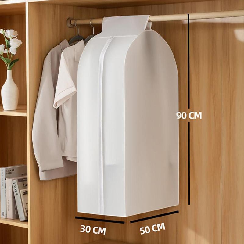 Tridimensională de uz casnic haine praf capac garderobă haine praf organizator sac translucid haine depozitare agățat sac