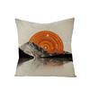 Home Decoration Supplies Landscape Painting Polyester Pillow Cover Home Geometric Abstract Sofa Cushion Cover