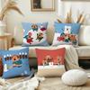 Cartoon D-Dinotaengs Cute Funny Cushion Cover Pillow Cover Decoration Room Home Sofa Living Office Car Nordic Simplicity