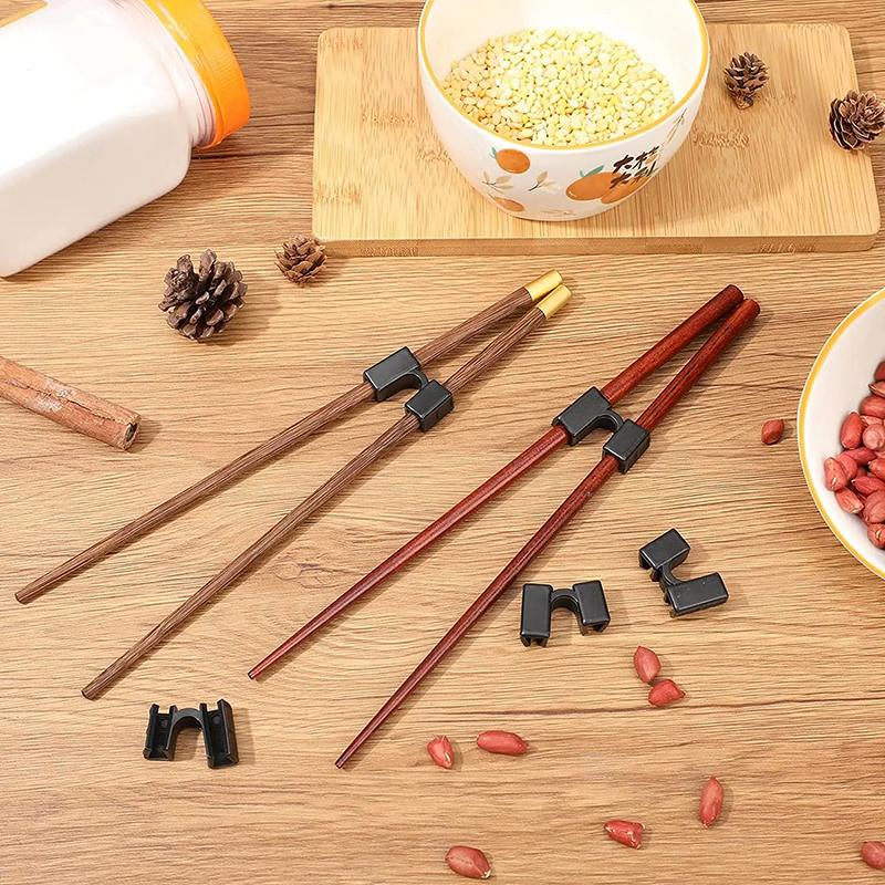 5/6PCS Reusable Chopsticks Trainers Help for Chinese Chopsticks Non-Slippery Learning Chopsticks for Kids Each Age Learner KZ008