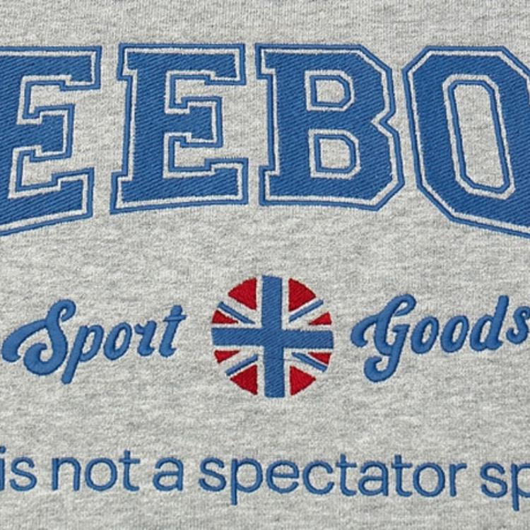 Reebok American Vintage Letter Print Knit Loose Crewneck Sweatshirt Unisex Sweatshirt Medium-Heather-Gray 23FRC353UGG4