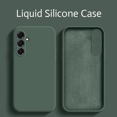 Funda de Silicona Líquida de Lujo Para Samsung Galaxy A56 A36 A26 A16 A06 A05 A05S A15 A25 A35 A55 A04 A04E A04S A14 A24 A34 A54 Funda de Goma Suave Funda Bumper