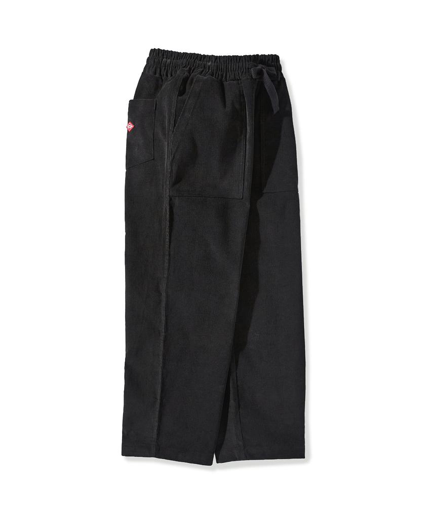 Peulomeitubi New Basic Heavy Corduroy Pants Black Tobpt501