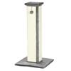 Cat Scratching Post with Ball, Sisal Pole and Plush Cover, 41x41x81 Cm, Grey