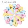 12 Pack Cotton Handkerchiefs Pure Cotton Pure Cotton Handkerchiefs  Wedding Supplies