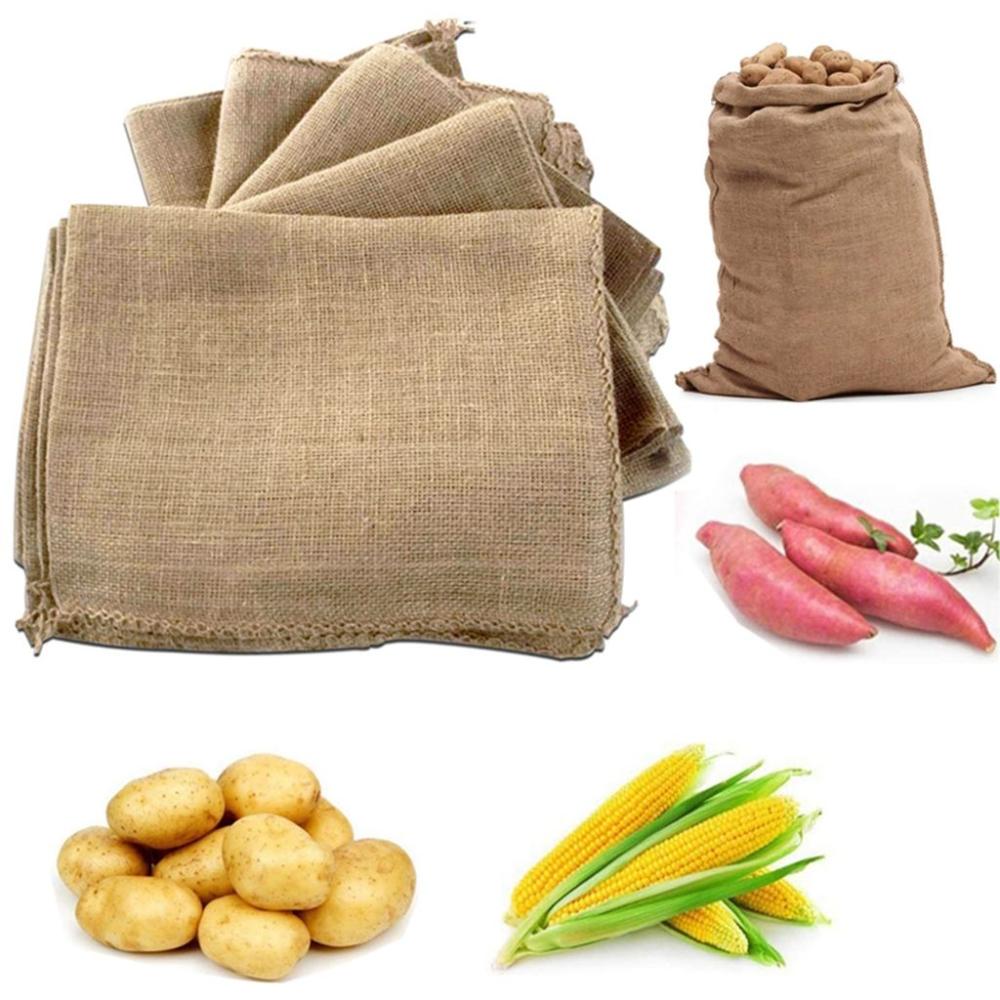 Household Organizer Bag Sack Race Use Potato Packaging Bag Hessian Sacks Burlap Bag Potato Sack