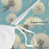 Dandelion Floral Duvet Cover Sets, Flower Botanical Bedding Set, Plant Quilt Cover, Soft Comforter Cover &  Pillowcases 75*50