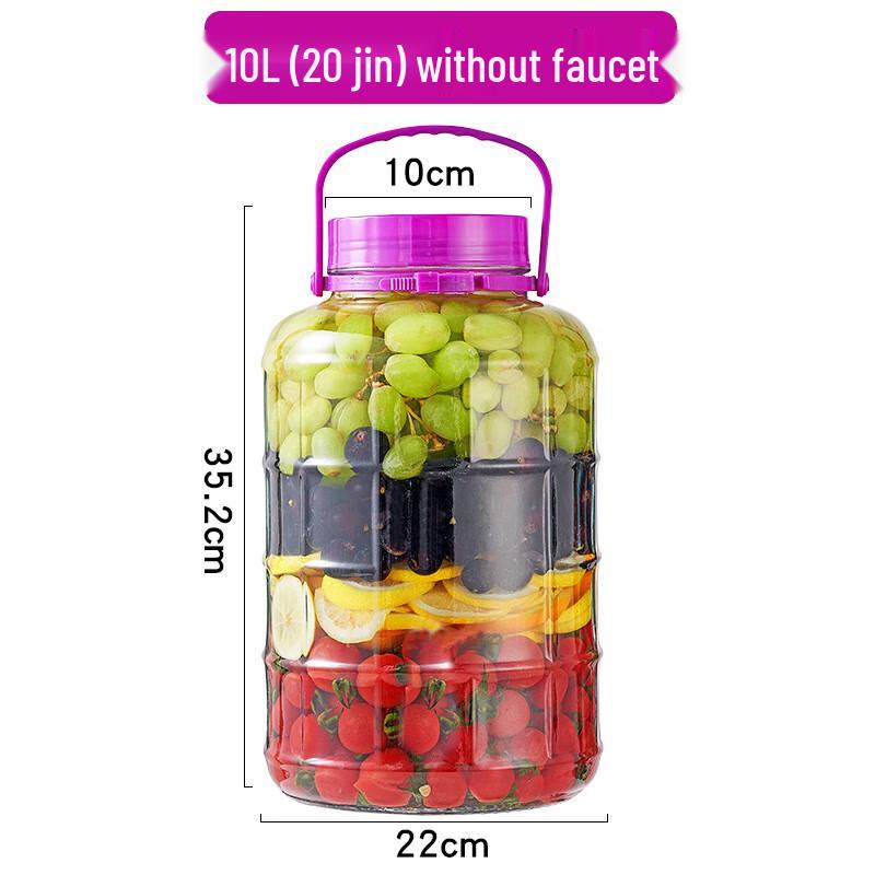 Sealed Glass Wine & Herb Infusion Jar