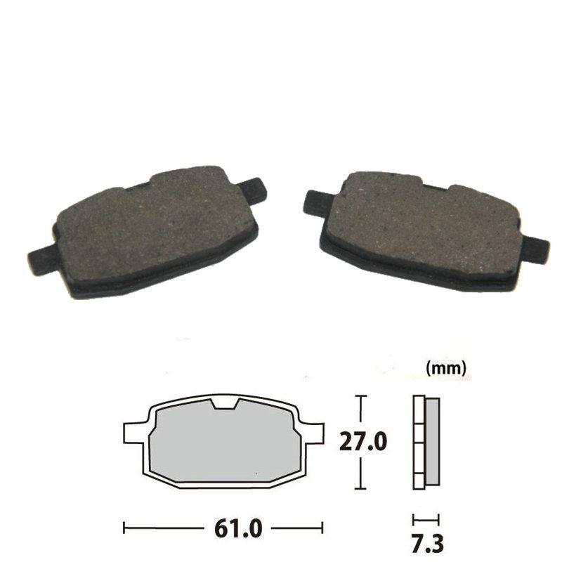 Pair Front Disc Brake Pads For GY6 49cc 50cc Moped Scooter Part Yamaha Jog90cc Front Brake Caliper Pads