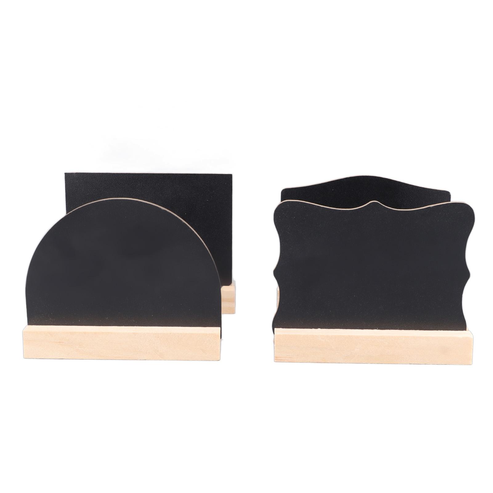 

Мини Меловые Таблички Деревянные Двусторонние Маленькие Таблички-Доски для Дома, Украшения для Отеля, Маленькие