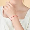 Simple Red String Bracelet for Women Men Adjustable Handmade Red Cord Bracelet for Protection and Good Luck Charm Jewelry