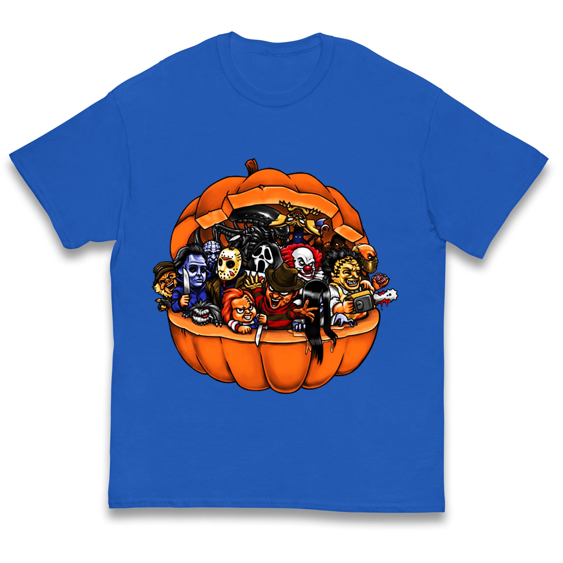 Super Villains Horror Friends Halloween Kids T Shirt 120