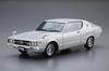 Aoshima Bunka Kyozai The Model Car Series Nissan GC111 Skyline Plastic Model (AOSHIMA) 1/24 HT2000GTX-E S '76