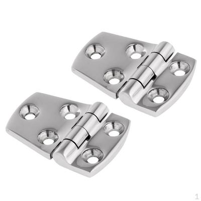 1 Pair 5.7 X 3.8cm/ 2.24 1.5'' Marine 316 Stainless Steel Short Stamp Hinge Hardware for Boat