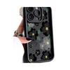 Emery Black Camellia Phone Case for Apple iPhone 13/14/15/16/17 Pro Max