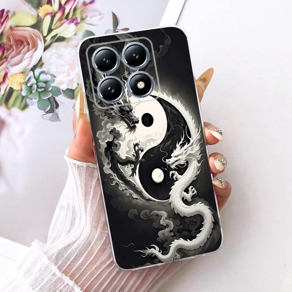 Transparent Casing For Xiaomi 14T Pro Case Cute Cat Luxury Fashion Butterfly Funny Cool Painted Cover 2407FPN8EG