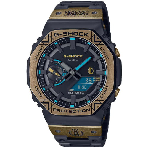

Годинник Casio G-Shock Модель для співпраці з LEAGUE OF LEGENDS, Bluetooth, Повністю металевий сонячний, GM-B2100LL-1AJR, Чоловічий, Чорний