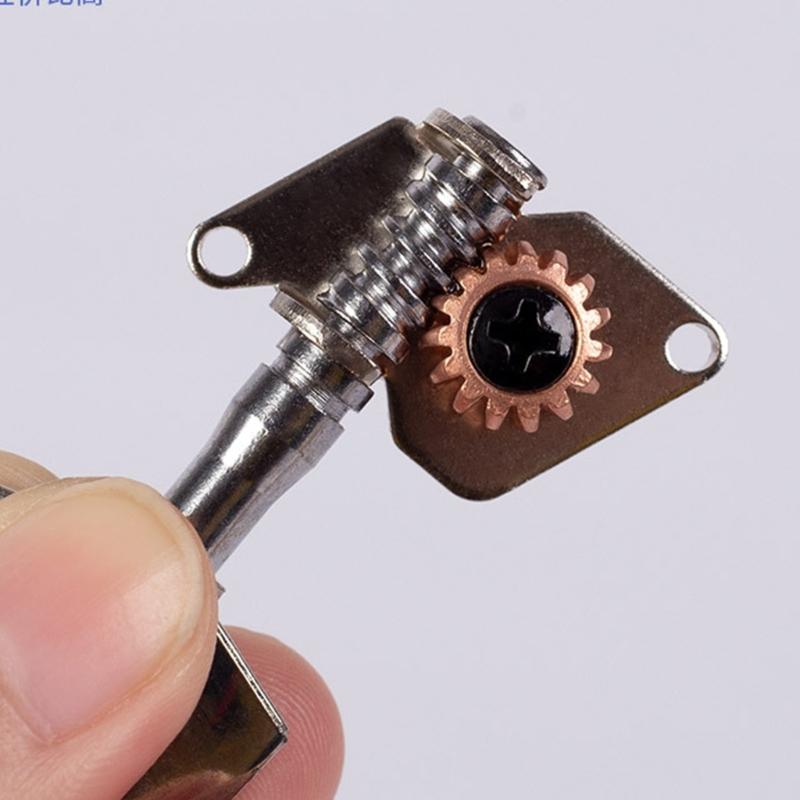 6Pcs Metal Guitar Tunings Pegs 3L3R Machine Head String Tuners Tunings Key Replacement Acoustics Guitar Tuner Enduring