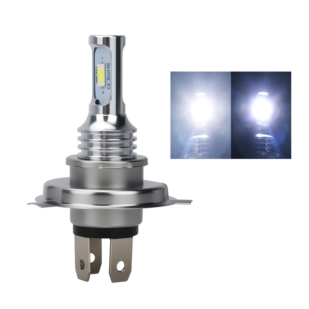 H4 LED Bulbs BA20D P15D LED Motorcycle Headlight Hi/Lo Beam Lamp LED Spotlight Dual Color Motorcycle Accessories Plug and Play