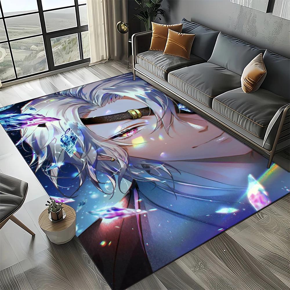 New Style Record of Ragnarok Cartoon Anime Carpet Rug for Living Room Bedroom Home Sofa Decoration,Kids Non-slip Floor Mat