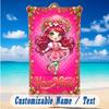 Fantasy Magic Theme Beach Towel Personalized Custom Name & Text Soft Quick Dry Beach Towel for Swimming Travel
