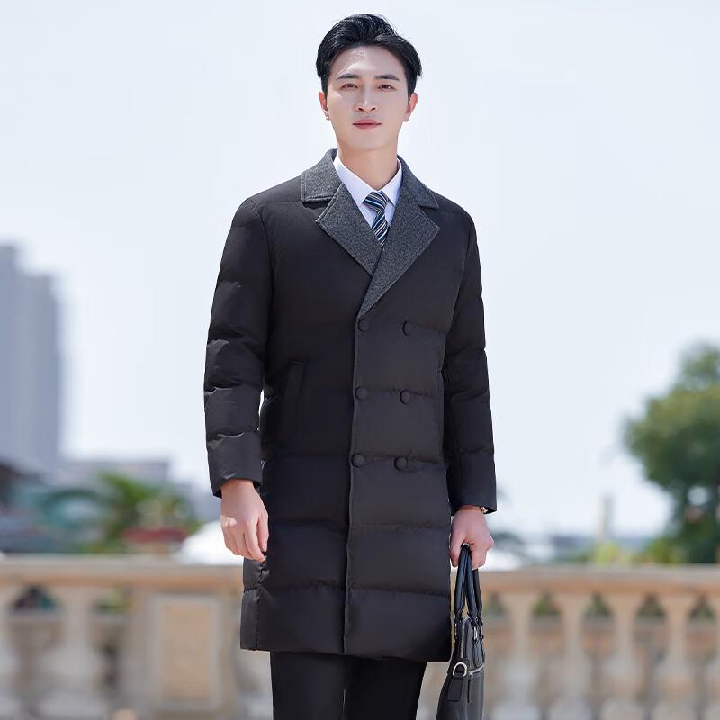 Teluoman Men's Business Casual Winter Padded Jacket