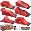 Finger Skateboard and Ramp 6 2 Finger Skate Show Off Your Finger Ideal for Skateboarding Image Training Accessories, Sections, Combos, Park,