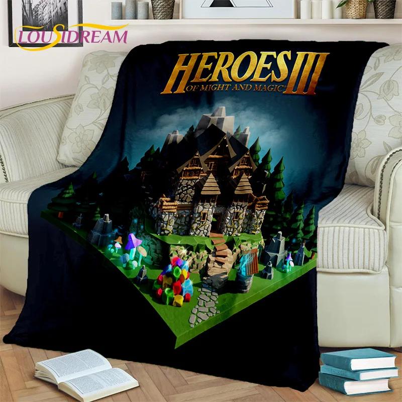 Heroes of Might and Magic Classics herní přikrývka, měkká přikrývka pro domácí ložnici pohovka pohovka piknik cestovní přikrývka do kanceláře