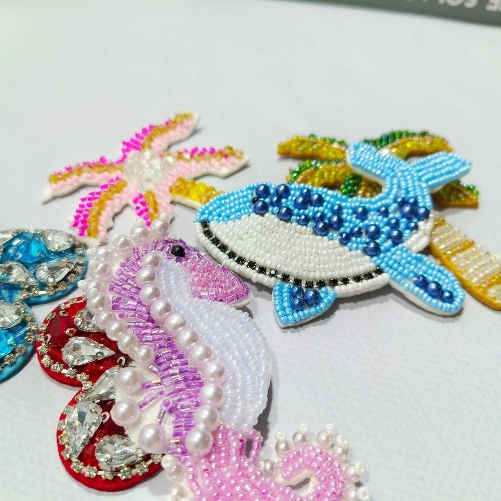 Parches de pedrería de delfines, parche de costura de cristal con cuentas, parches de cristal de árbol de coco, aplique de ropa artesanal brillante hecho a mano