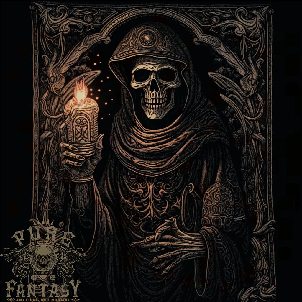26 T-Shirt Gothique Grim Reaper Homme 100% Coton Unisex T-Shirt