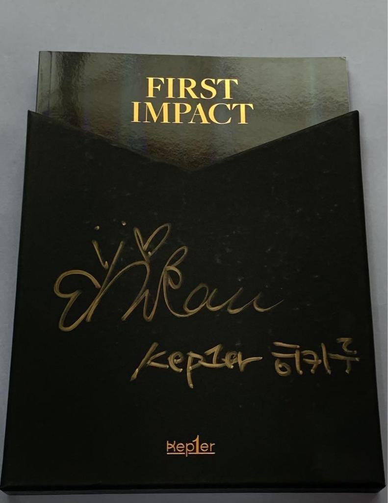 [USED] Hikaru FIRST IMPACT autographed CD kep1er Korea
