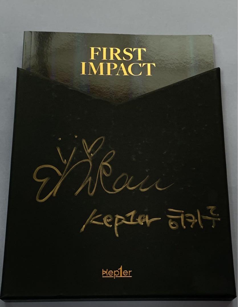 

[USED] Hikaru FIRST IMPACT autographed CD kep1er Korea