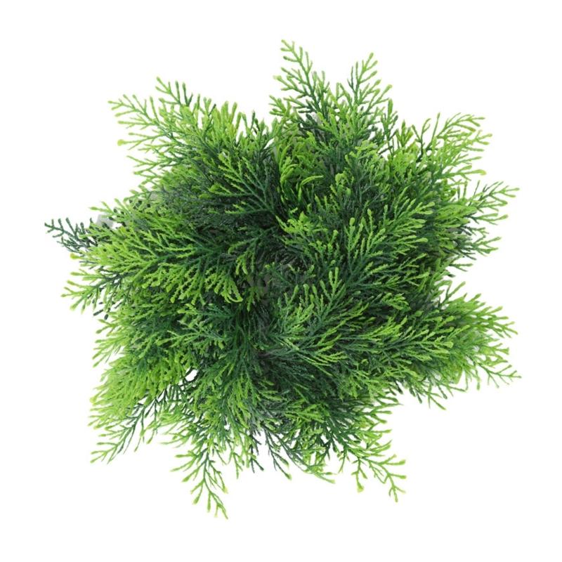 Weihnachtsringe Kränze, Künstlicher Schnee Kiefernnadelgirlande Tischdekorationen für Küchenschränke, Fenster