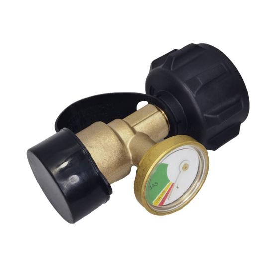 1/2 ks Indikátor hladiny pro propanovou láhev QCC1/ Typ 1 Připojení Univerzální pro láhve 5-40lb Propanový manometr s barevně odlišeným ciferníkem