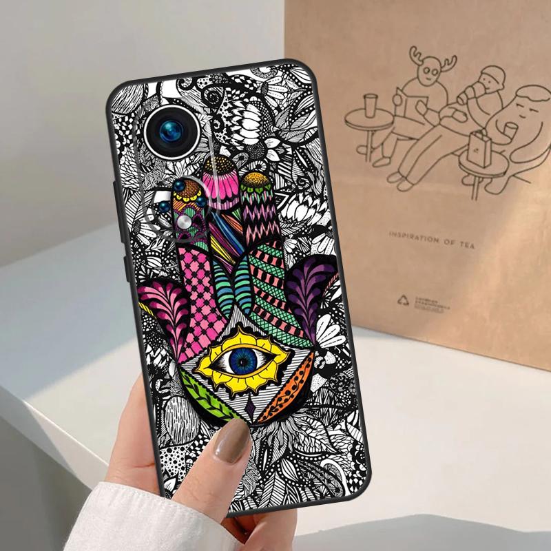 Hamsa Hand of Fatima For Honor Magic 8 Pro 7 6 5 Lite Case For Honor Win RT 200 400 50 70 90 X8b X9a X9b X9c X9d