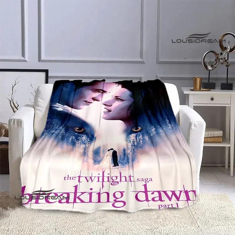 Twilight Saga Printed Blankets Warm Soft Comfortable Throw Blanket for Home Travel Birthday Gift
