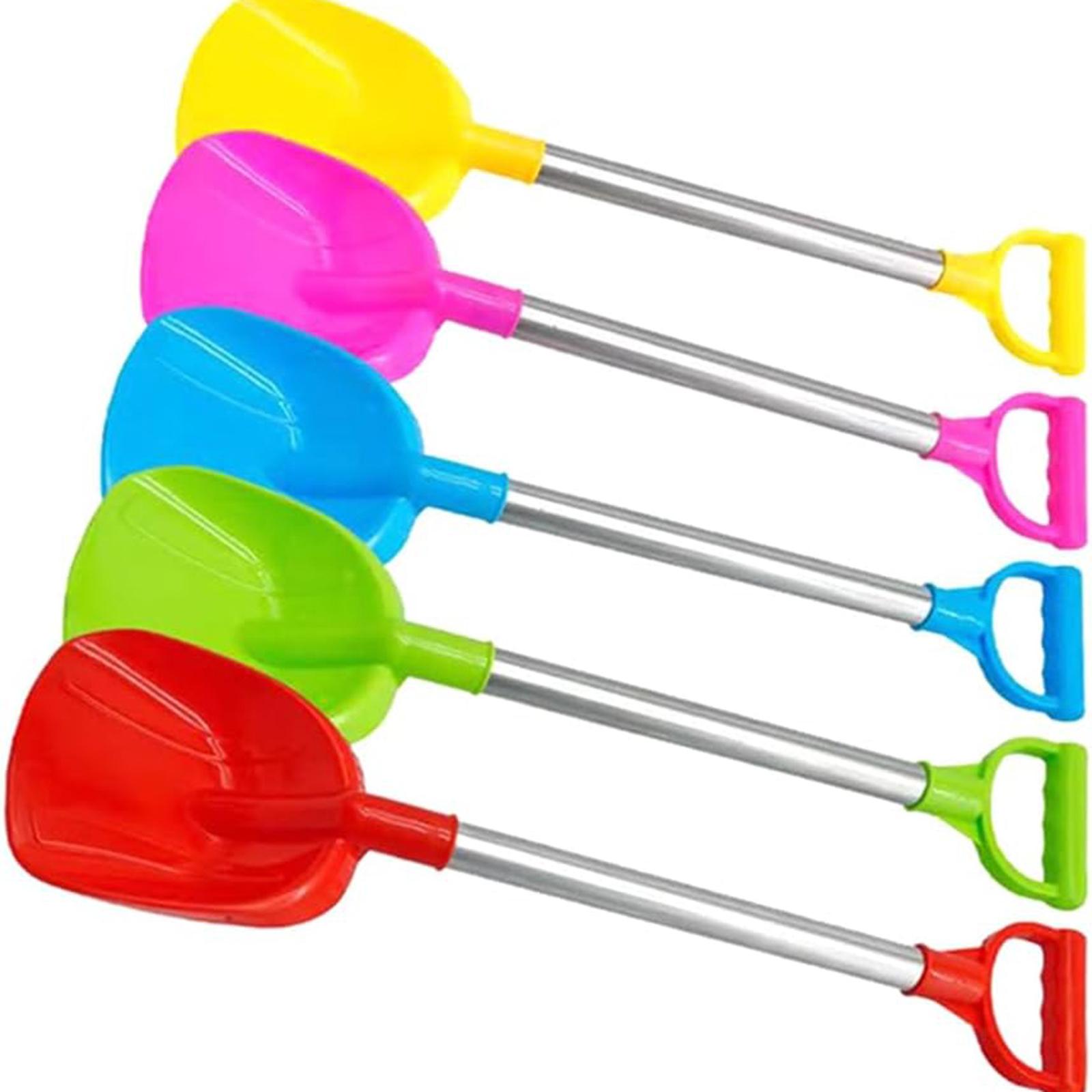 

Kids Snow Shovel Toys For Winter Square Small Digging Shovels With Plastic Scoop For Beach Car One Size