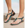 Summer New Women's Travel Beach Retro Large Size Beach Creative Flat Sandals