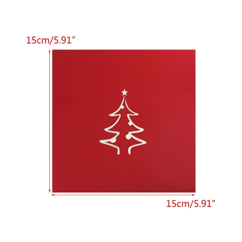 Anniversary Gifts Postcard 3D Pop Up Santa Cards for Memorable Greetings and Invitations