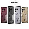 Aluminum Metal Frame Frosted Transparent Phone Case For Sony Xperia 1 VIII, Magnetic Wireless Charging Cover