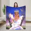 2025 New Wicked For Good Elphaba & Glinda Blanket  Soft Plush Throw Blanket For Couch Chair Picnic Flannel Bedspread Bed Cover