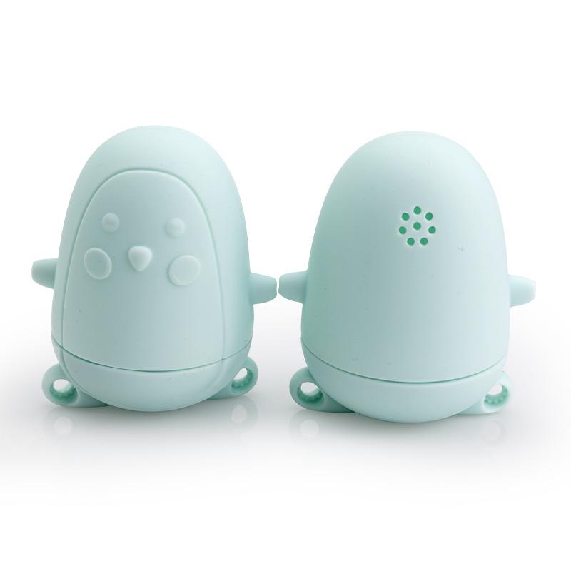 Silikon Pinguin Baby Badespielzeug - Lebensmittelqualität, Quetschdesign für Kinder