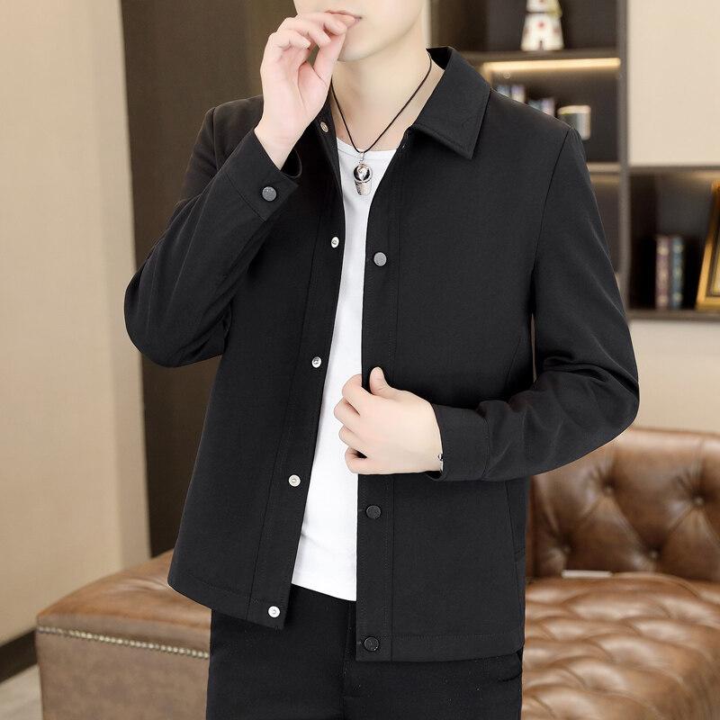 Men's Jacket Spring New Style Business Casual Men's Top Lapel Jacket Loose and Versatile