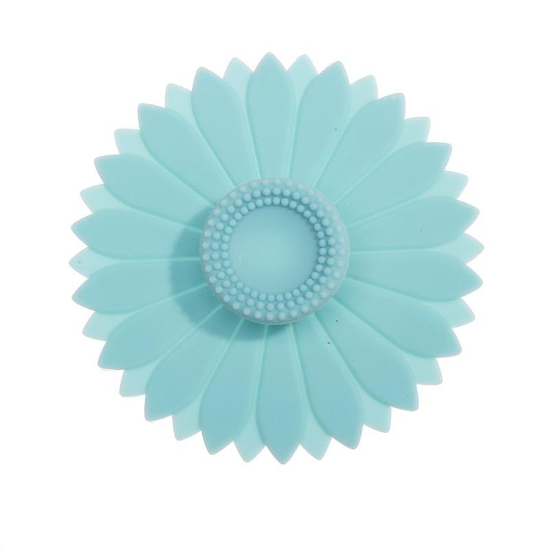 1PC/3Pcs Practical Silicone Cup Covers Flexible Sunflower Shaped Mug Covers Universal Cup Lid for Tea Pots Coffee