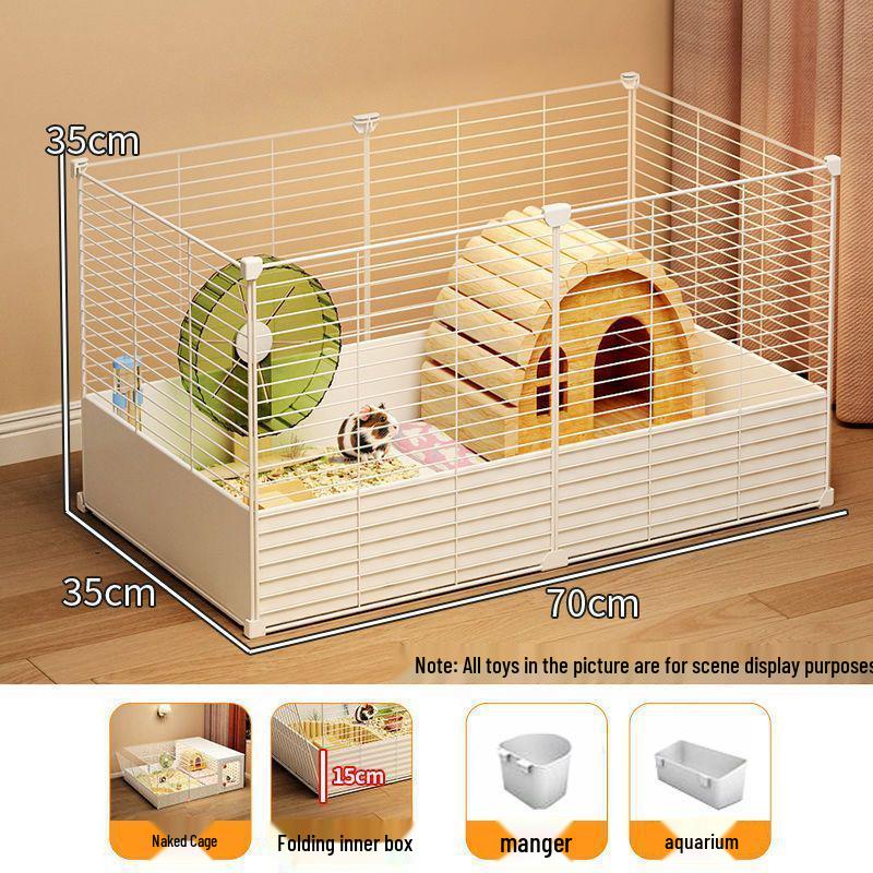 Golden Bear Large Hamster Cage - Spacious, Anti-Escape, Easy To Clean, Luxury Design, Full Set With Shipping Included